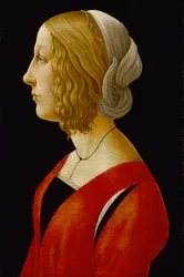 Buste van een jonge vrouw, c.1485-90